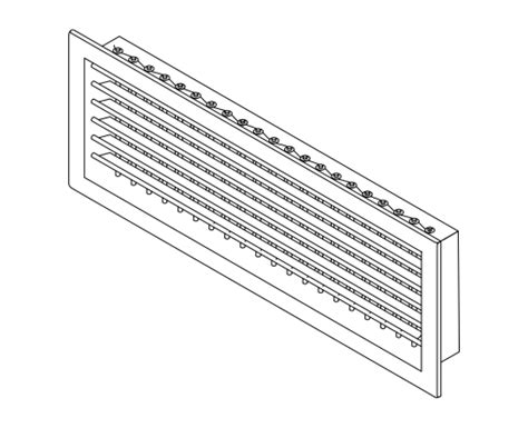 Steel Double Louver Adjustable Grills Caryaire Group Air Fire