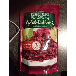 Spreewaldhof Apfel Rotkohl Fix Fertig Mit Frischen Apfelst Ckchen