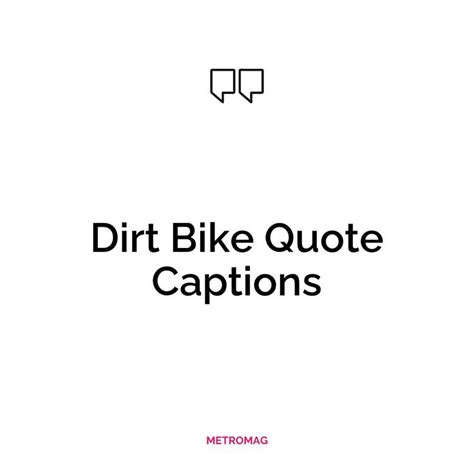 Dirt Bike Captions And Quotes For Instagram Be Yourself Quotes Bike