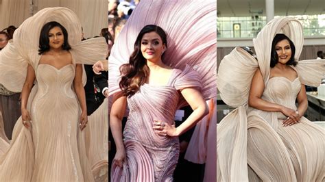 Did Mindy Kaling Copy Aishwarya Rai S Cannes Look For Met Gala 2024