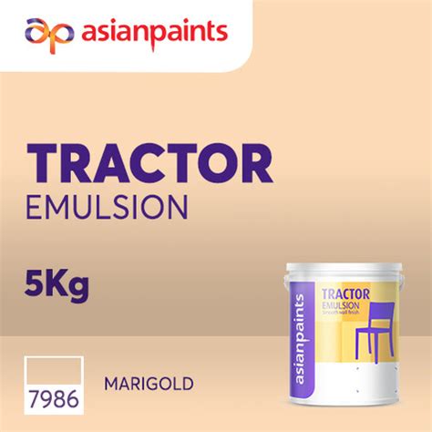 Jual ASIAN PAINTS CAT TEMBOK INTERIOR TRACTOR EMULSION MARIGOLD 5