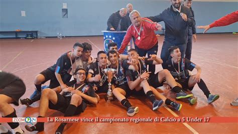 La Rosarnese Vince Il Campionato Regionale Di Calcio A Under Youtube