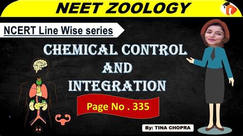 NEET 2022 CHEMICAL CONTROL AND INTEGRATION Part 4 Page 335