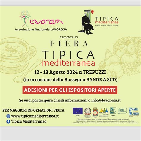 Fiera Tipica Mediterranea Fa Tappa A Trepuzzi Sono Aperte Le