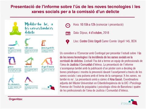 Presentació de l estudi sobre l ús de les noves tecnologies i les