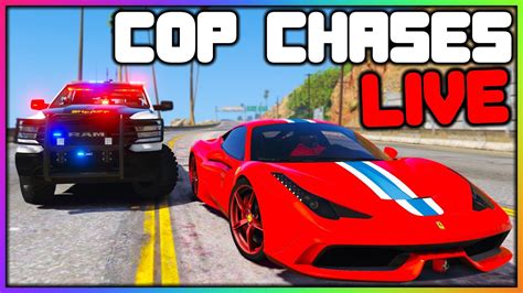 Gta Roleplay Live Cop Chases And More Redlinerp Youtube