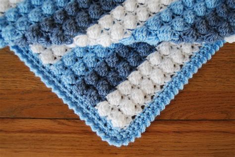 Baby Crochet Bobble Blanket Afghan Pattern For Pram