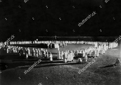 Nighttime Ku Klux Klan Initiation Mississippi Editorial Stock Photo