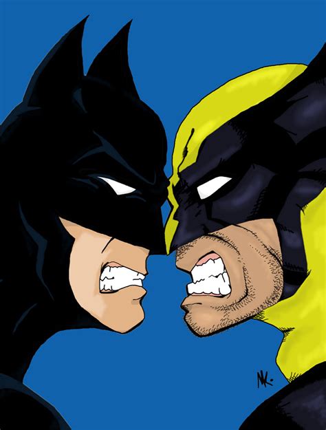 Batman Vs Wolverine by Sandele22 on DeviantArt