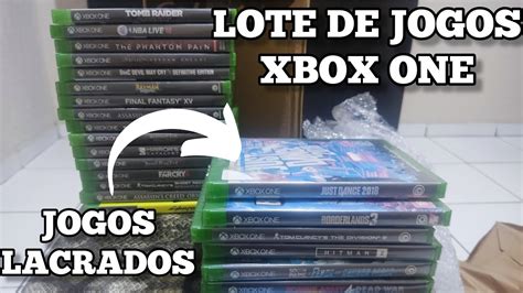 Lote De Jogos Do Xbox One Originais Semi Novos E Lacrados Unboxing