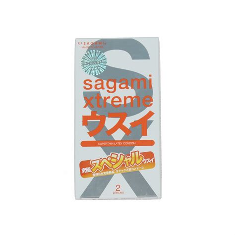 Bao cao su Sagami Xtreme Superthin hộp 2 chiếc - Kids Plaza
