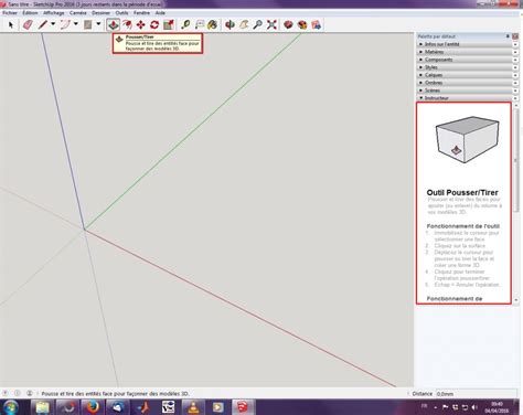 Utiliser SketchUp Pour Les Meubles En Carton LPB Carton