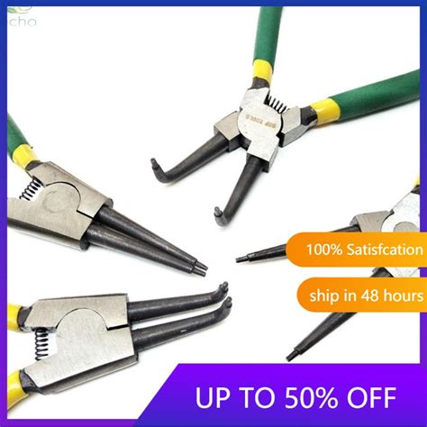 Clip Set 7 Circlip Retaining Install Tools Plier Carbon Steel Snap