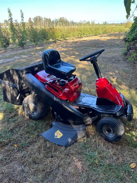 Used Craftsman R1000 Riding Lawn Mower With Double Bagger RonMowers