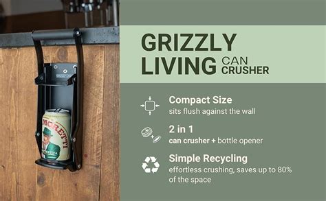 Amazon Grizzly Living Can Crusher For Recyling Heavy Duty Wall