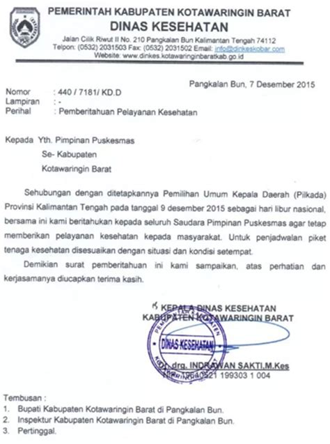 Contoh Surat Pemberitahuan Yang Benar Dan Formatnya Kitalulus The