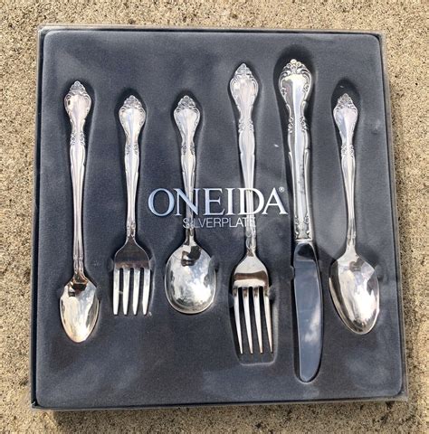 Oneida Affection Silver Plate 6 PC Setting For One 1039006F EBay