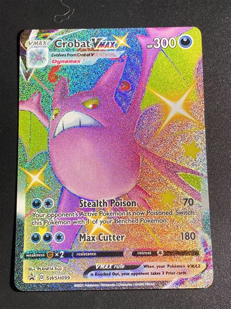 Crobat Vmax Swsh Shiny Sword Shield Promo Shining Fates Pokemon Card