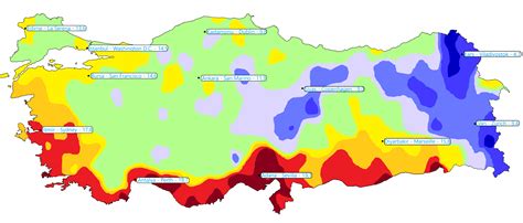 Average temperature of turkey compared to world cities : r/MapPorn