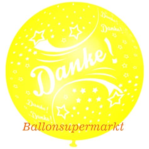 Partydekoration Und Luftballons Im Shop Riesenluftballon Danke