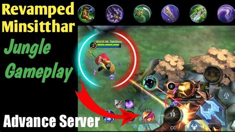 Revamped Minsitthar Jungle Gameplay Advance Server Mobile Legends