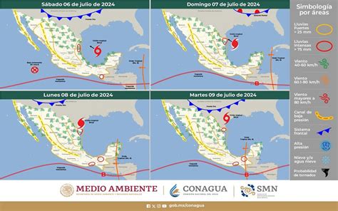 Beryl Se Degrada A Tormenta Tropical Guadalajara Meganoticias