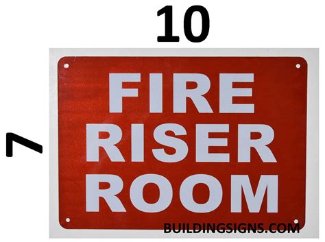 Hpd Signs Fire Riser Room Sign Dob Signs Nyc Your Official Store