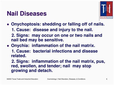 PPT - The Nail and its Disorders: Nail Diseases, Disorders, and ...