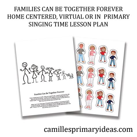 Families Can Be Together Forever Sing A Story Camille S Primary Ideas