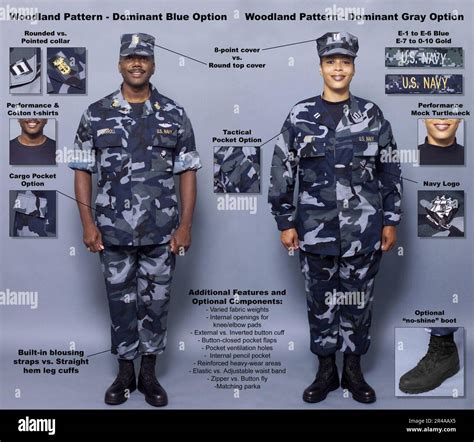 US Navy The Navy introduced a set of concept working uniforms for Sailors E-1 through O-10, Oct ...