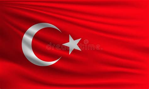 Vector Flag Of Turkey Stock Vector Illustration Of Concept