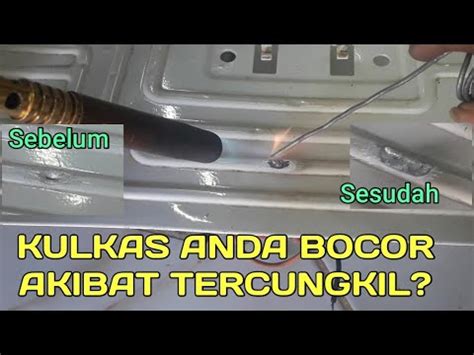 DUA CARA MENAMBAL KULKAS BOCOR Karya Roslin Tehnik YouTube