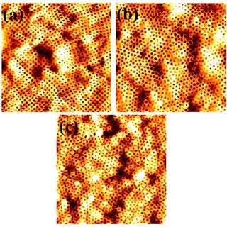 Afm Topographic Images Of Microphase Separated Ps B Peo Thin Films