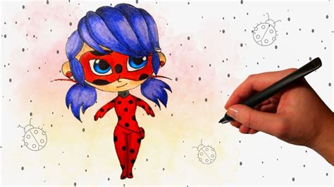 How To Draw Ladybug Miraculous Step By Step Cute Drawings Youtube