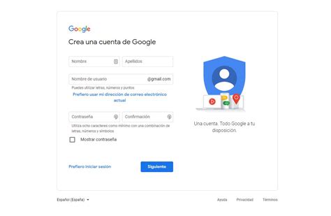 Crear Cuenta Google Como Registrarse En 5 Pasos