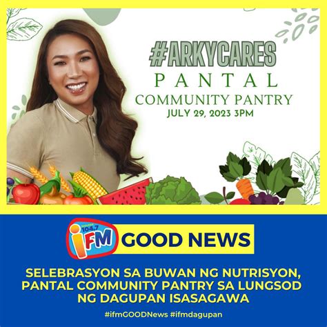 SELEBRASYON SA BUWAN NG NUTRISYON PANTAL COMMUNITY PANTRY SA LUNGSOD