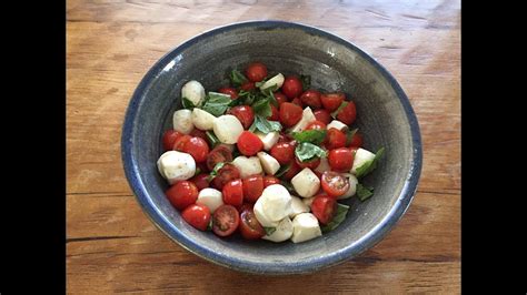 Caprese Salad Chopped Recipe Lunch Dinner Side Dish Youtube