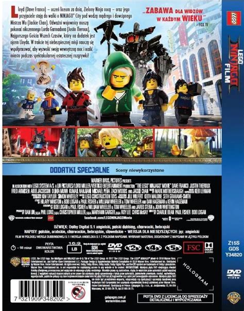 LEGO NINJAGO FILM BAJKA PŁYTA DVD DLA DZIECI Zabawki Pozostałe