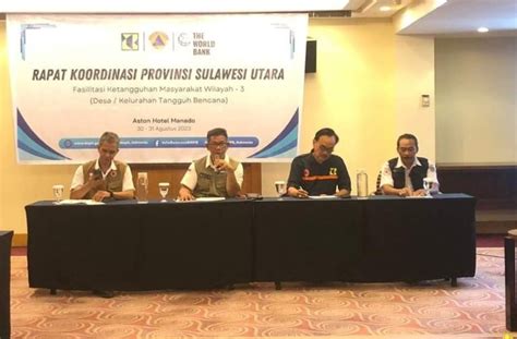 Rakor Ketangguhan Bencana Tingkat Provinsi Sulut Tekankan Pentingnya