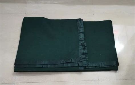 Milled Green Woolen Blanket Size Singe At Rs 80 In Panipat ID