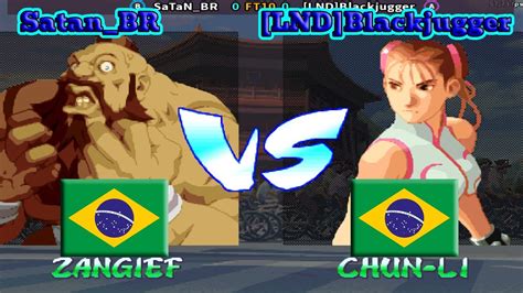 Street Fighter Alpha Satan Br Vs Lnd Blackjugger Ft Youtube