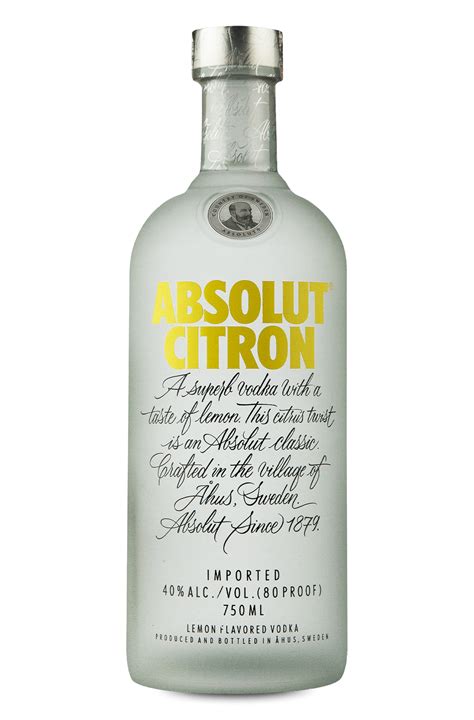 Vodka Absolut Citron Wine Wine