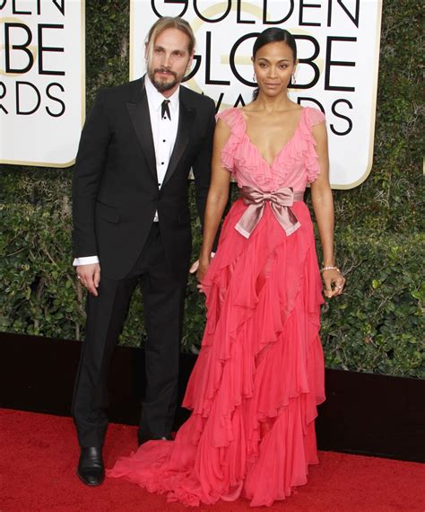 Photo Marco Perego et sa femme Zoe Saldana 74ème cérémonie annuelle