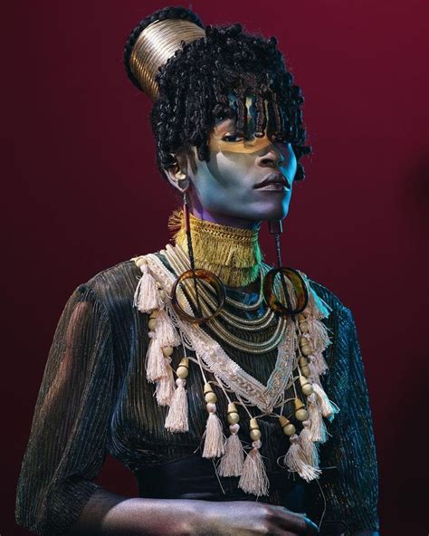 Afro Futurism Photography Paulmsam Hair And Makeu Afrofuturism