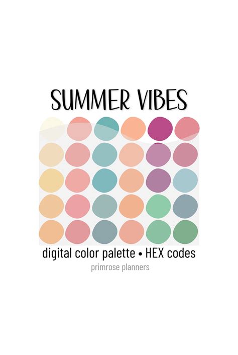 Summer Color Palette Hex Codes | ubicaciondepersonas.cdmx.gob.mx