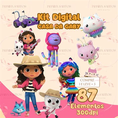 Kit Digital Casa Da Gabby Elo Produtos Especiais