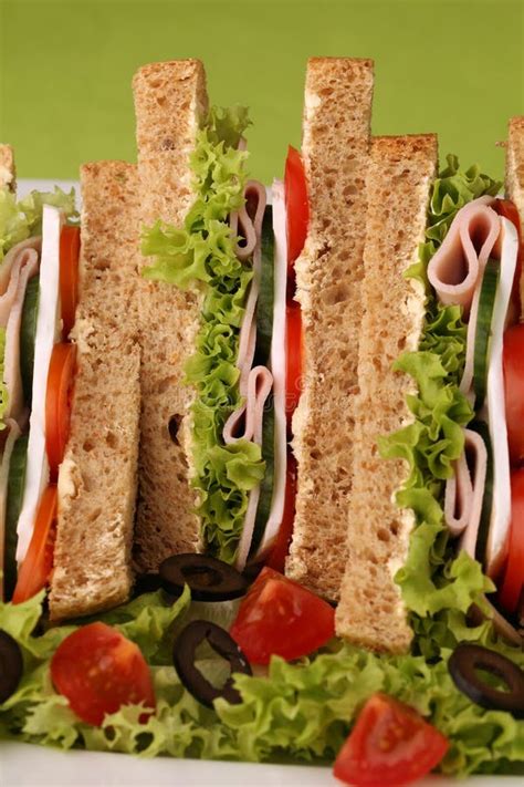 Healthy sandwiches stock photo. Image of plate, cherry - 14178232