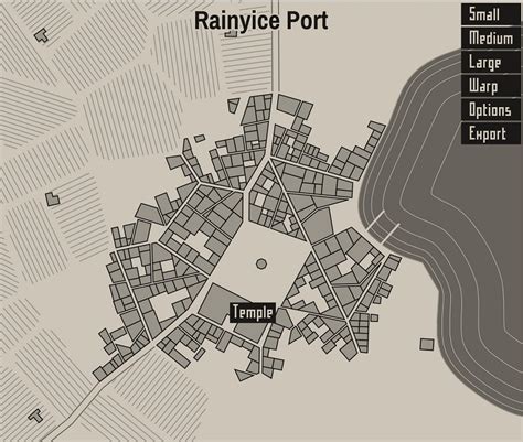 Medieval City Map Generator