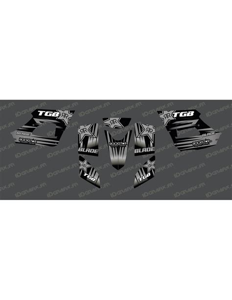 Kit Deco Rockstar Edition Gris TGB BLADE 400 425 450 460 550