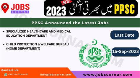 Latest Ppsc Jobs Advertisement No132023 Jobs Cornar